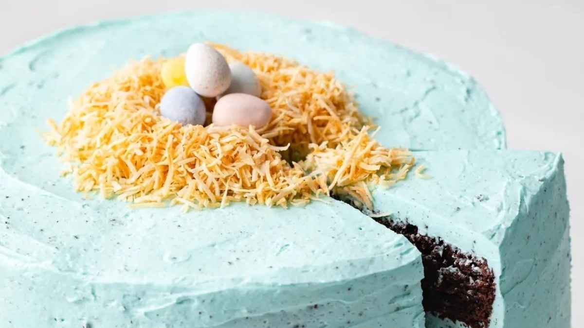 Chocolate Easter Cake. 