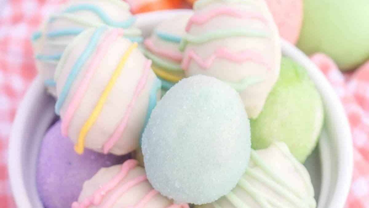 Easter Egg Truffles.