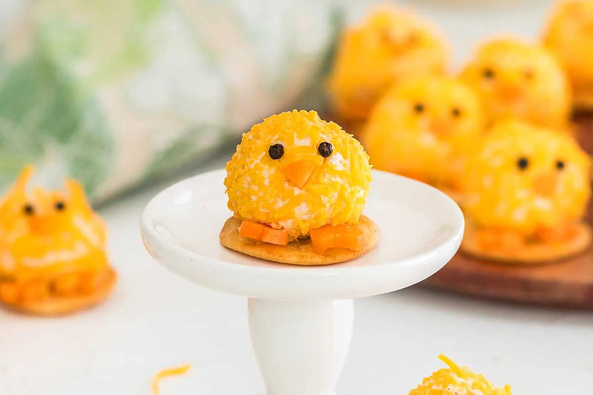 Baby Chick Mini Cheese Balls. 