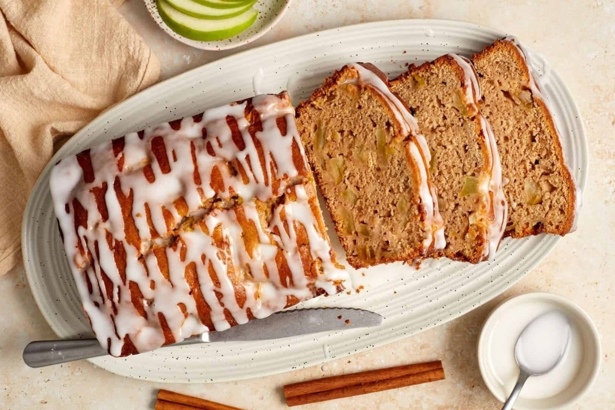 Apple Loaf Cake.