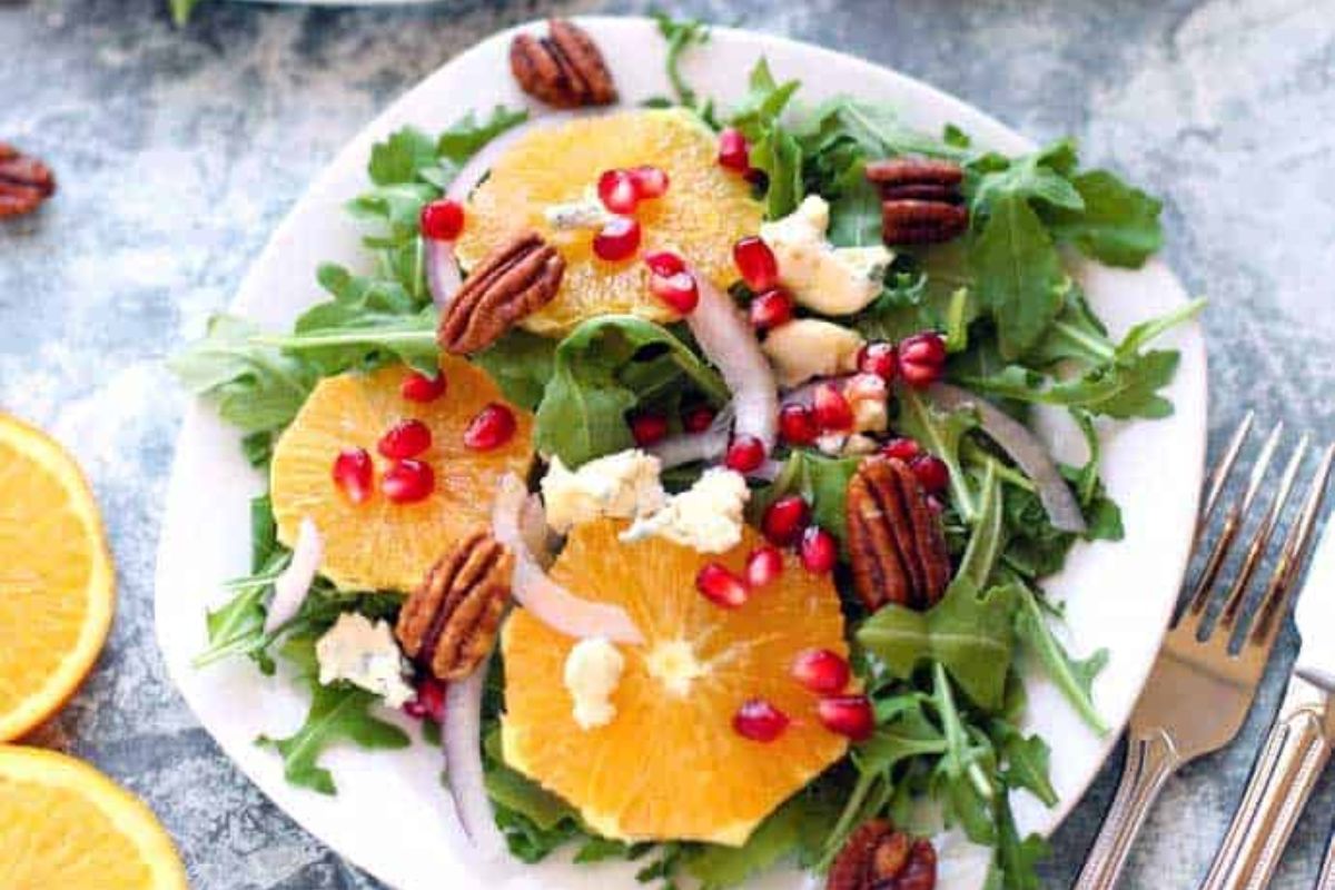 Arugula and Orange Salad.