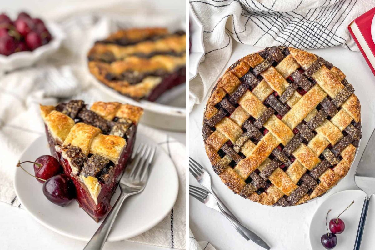 Chocolate Cherry Pie.