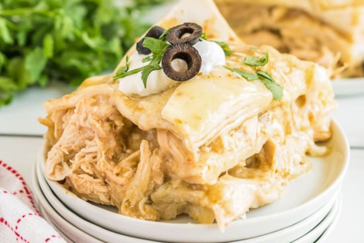 Chicken Enchilada Casserole.