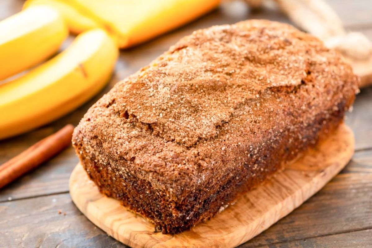 Cinnamon Banana Bread. 