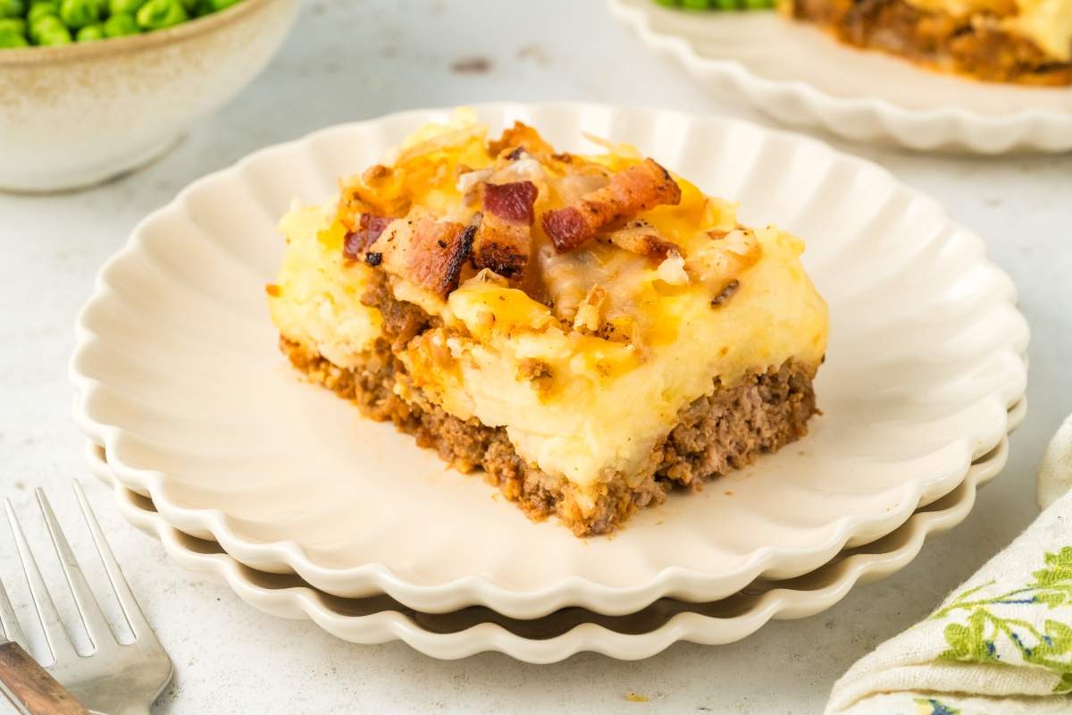 Cowboy Meatloaf and Potato Casserole.