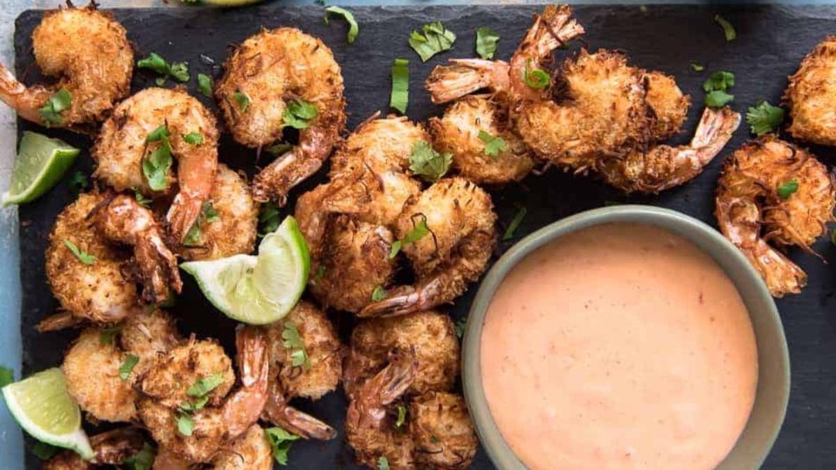 Crunchy Coconut Shrimp.