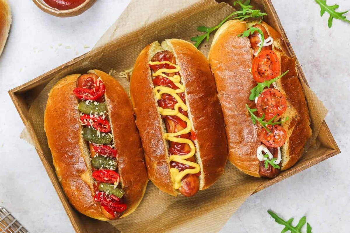 Crunchy Air Fryer Hot Dogs.