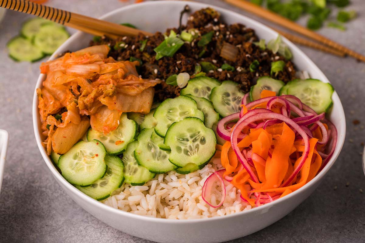 Easy Beef Bulgogi Bowls.