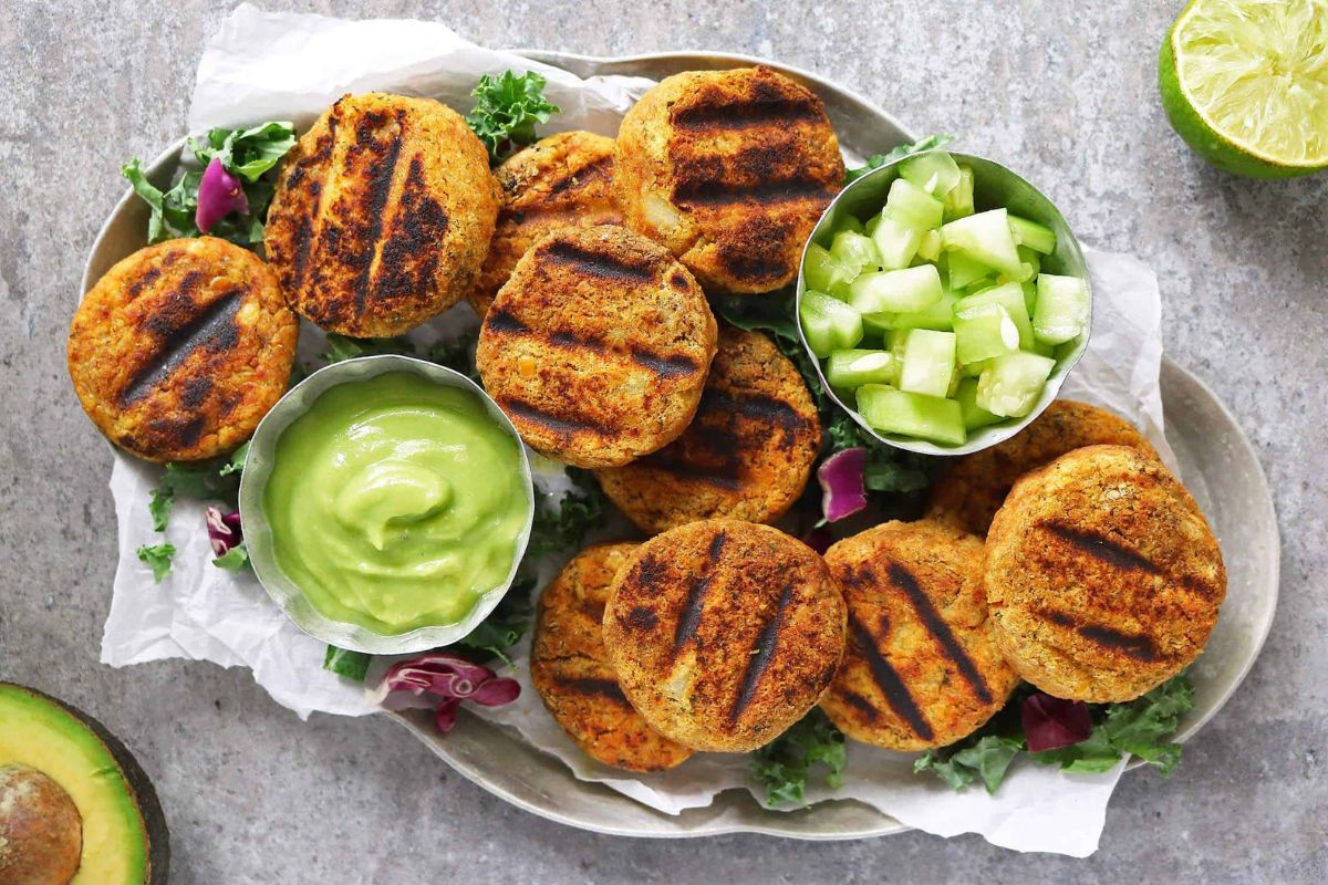 Easy Lentil Potato Fritters. 