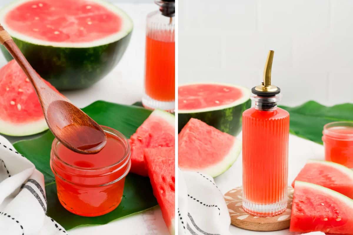 Fresh Watermelon Syrup. 