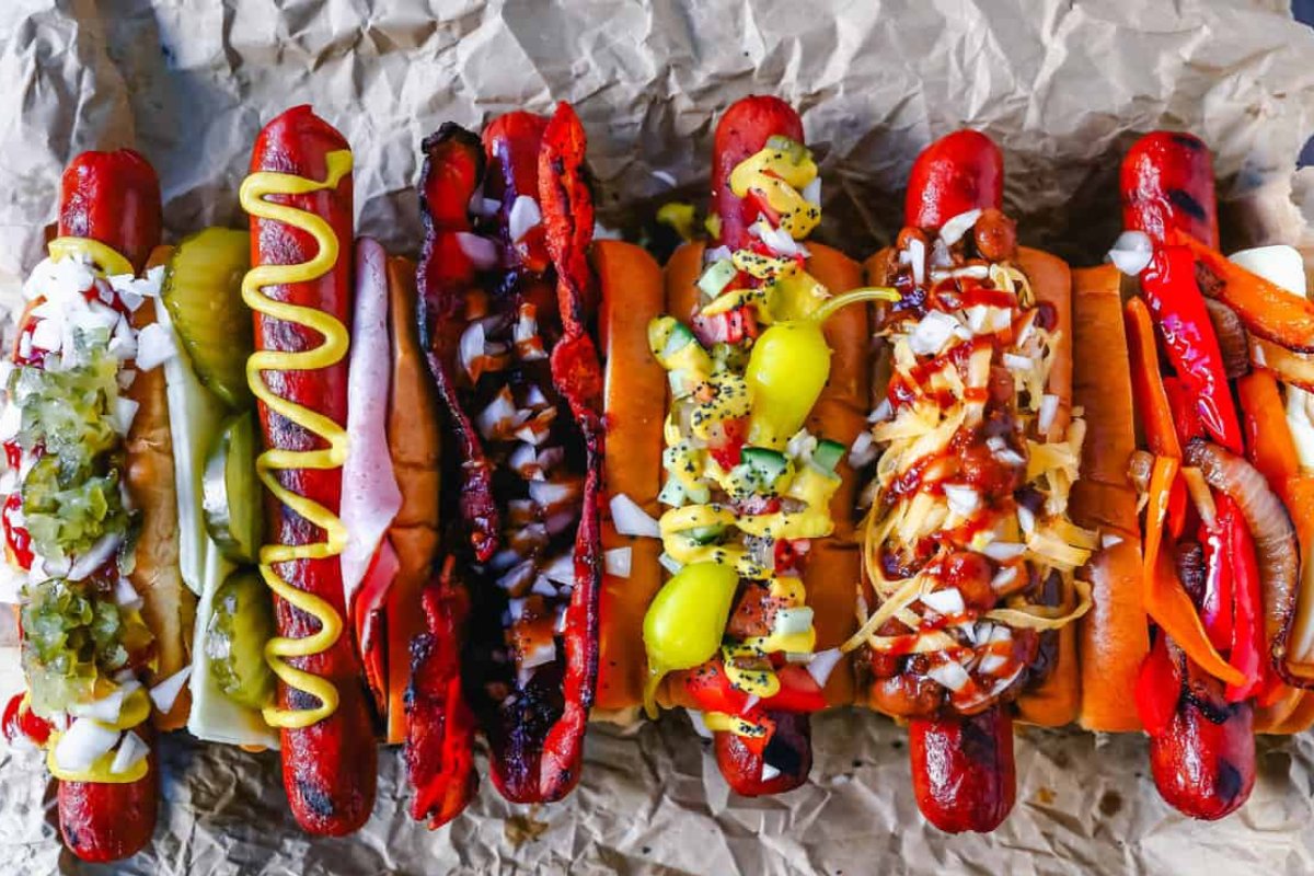 Gourmet Hot Dogs.