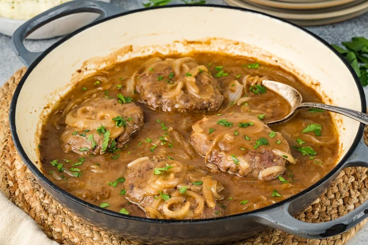 Hamburger Steak and Gravy.