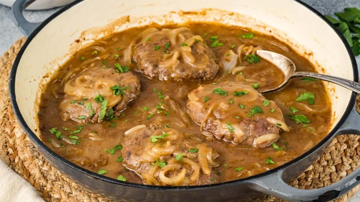 Hamburger Steak and Gravy.