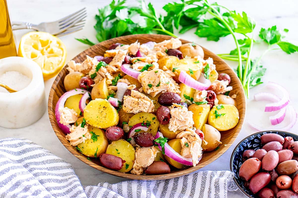 Italian Tuna Potato Salad.