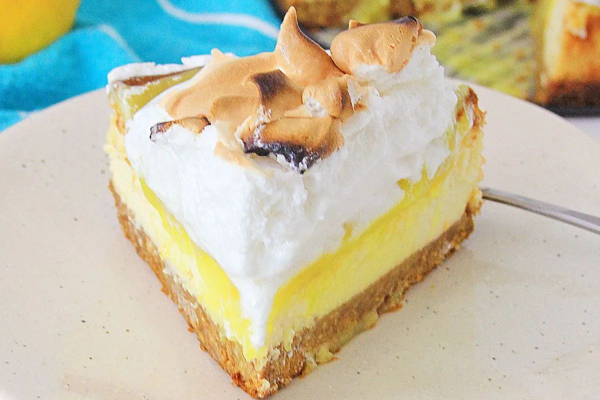 Lemon Meringue Cheesecake.