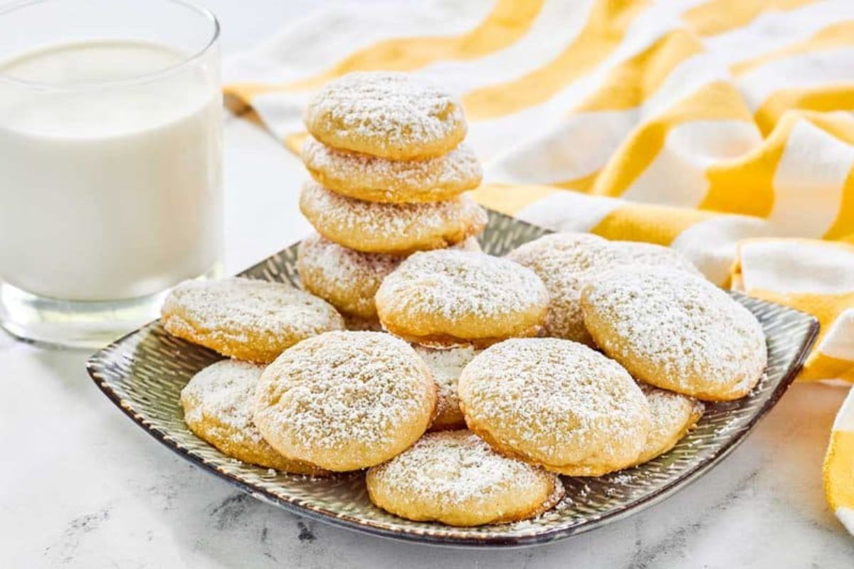 Panera Lemon Drop Cookies. 