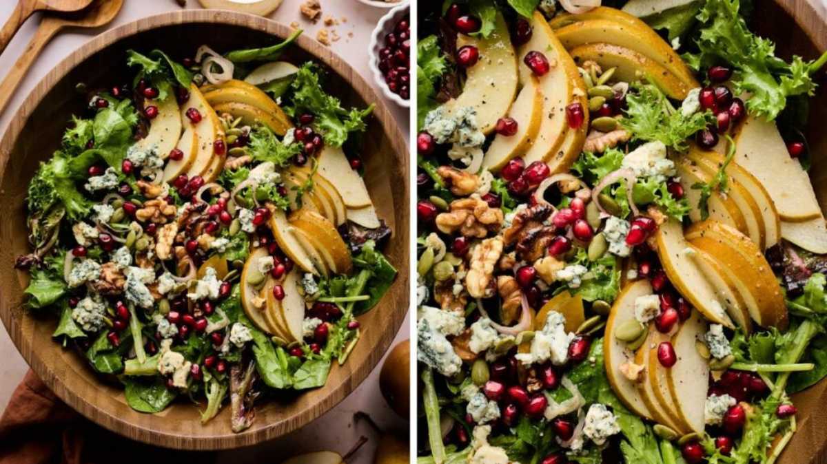 Pear Salad. 