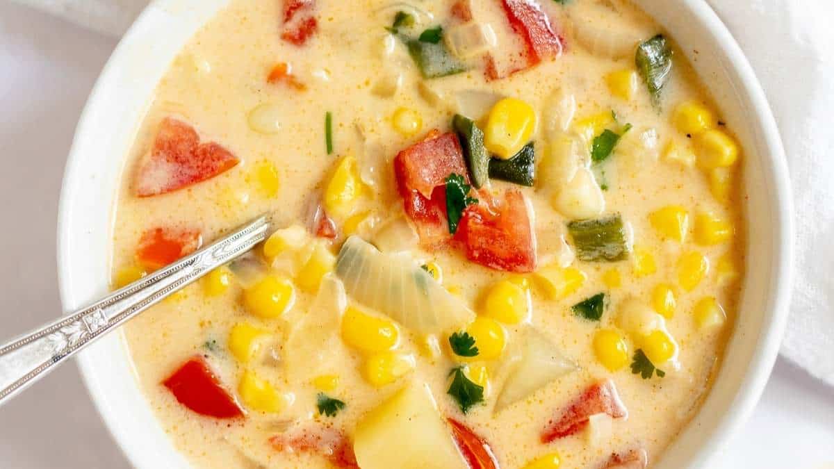 Homemade Panera Corn Chowder Recipe. 
