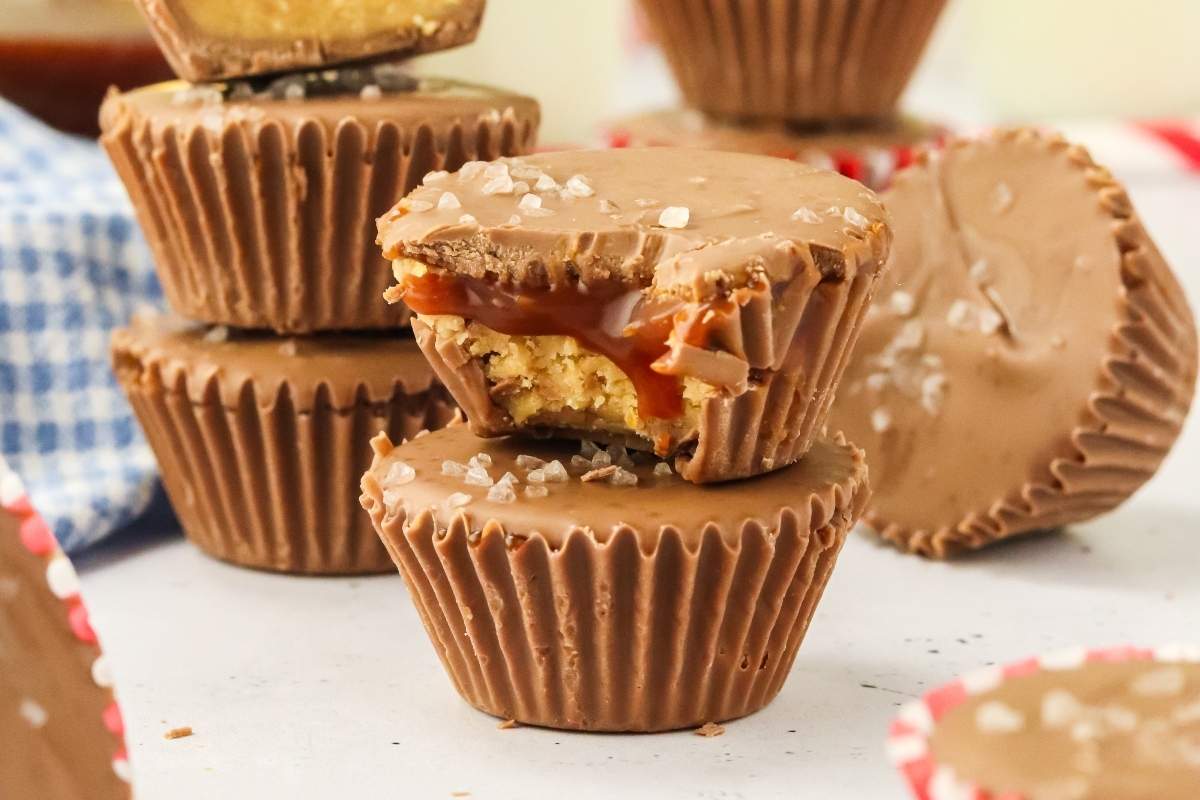 Salted Caramel Peanut Butter Cups.