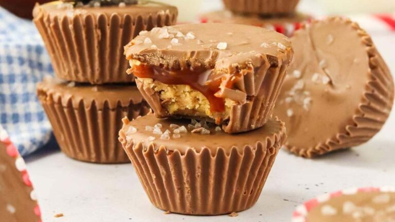 Salted Caramel Peanut Butter Cups.