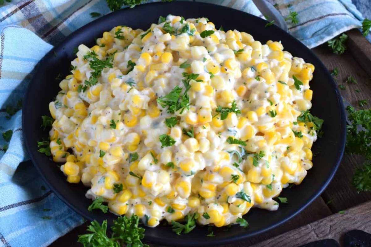 Stovetop Cream Cheese Corn.