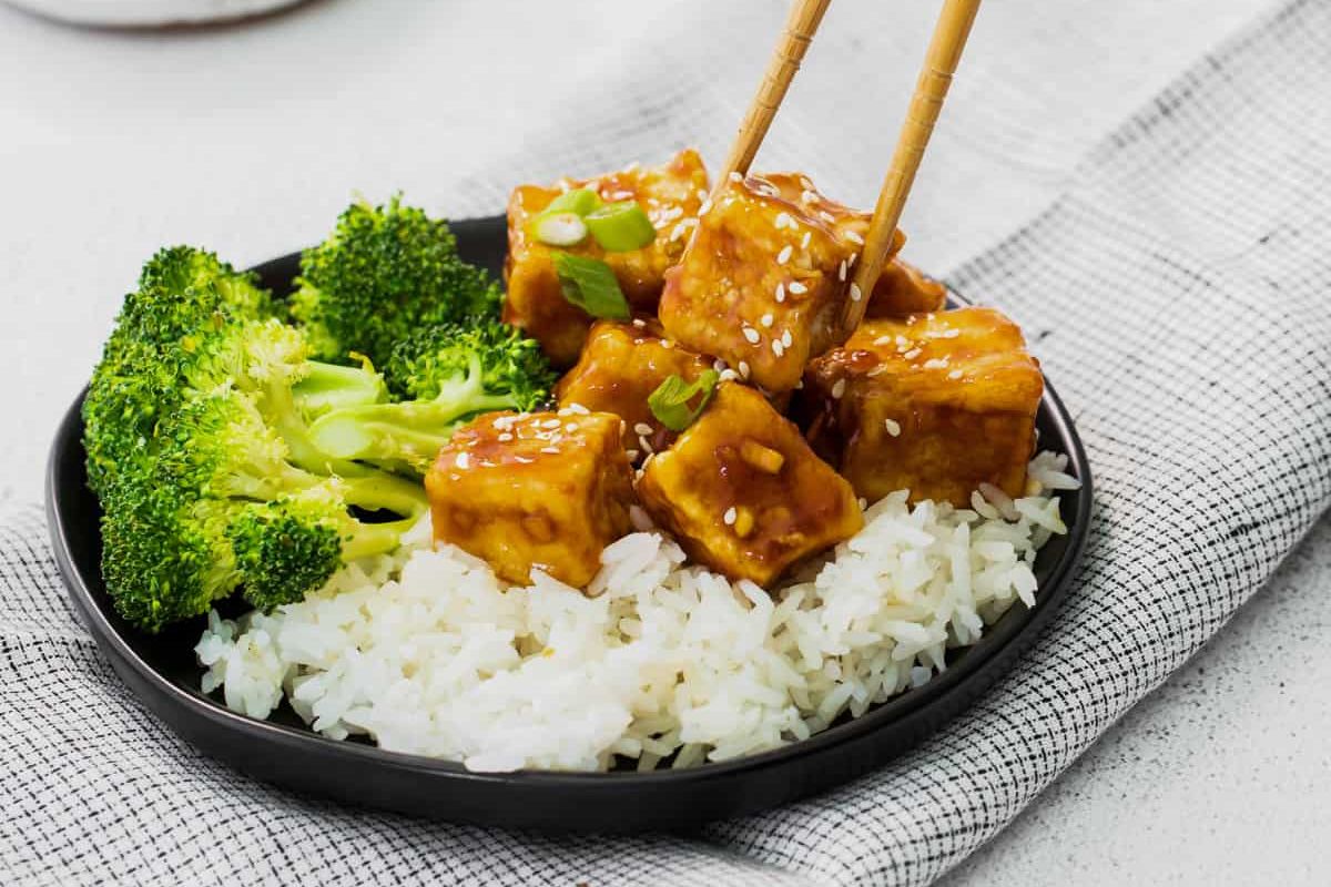 Air Fryer Teriyaki Tofu Recipe. 
