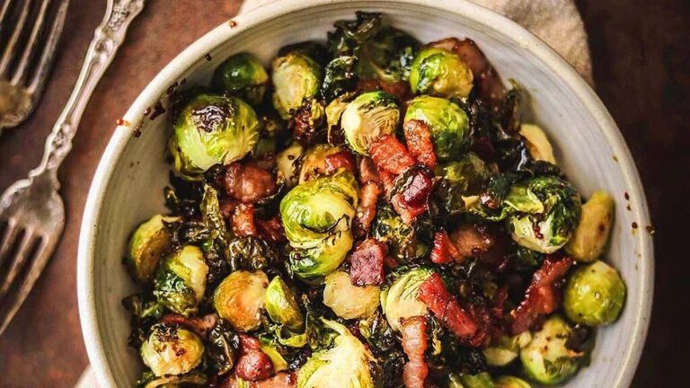 Brussels Sprouts With Bacon.