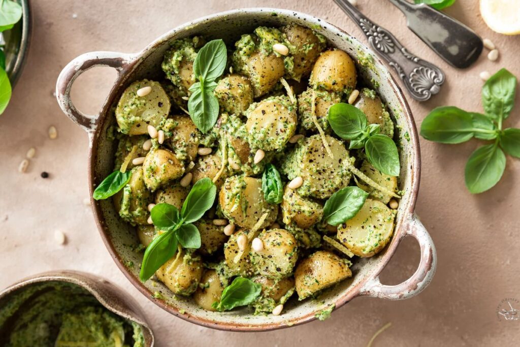 Pesto Potato Salad.