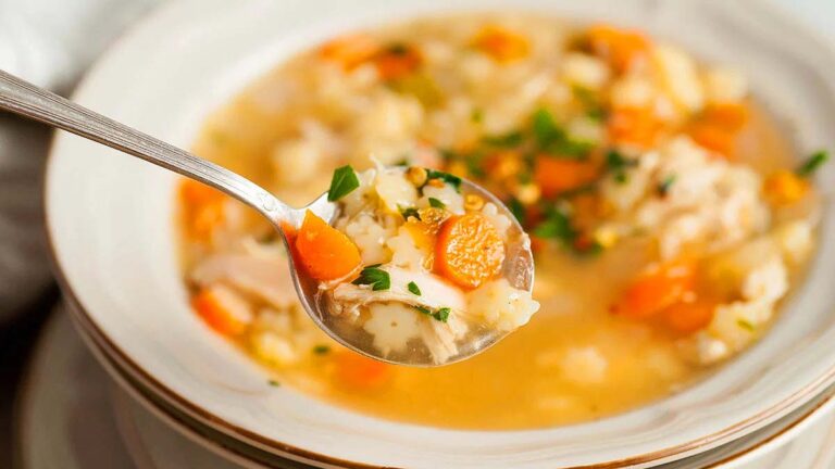 Chicken Pastina Soup.