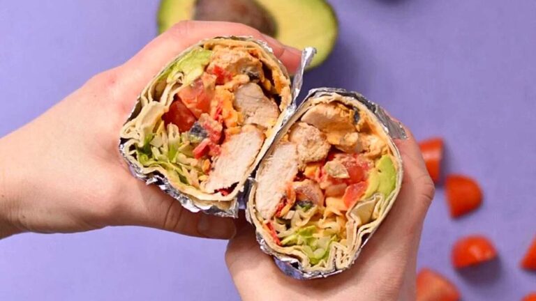 Chipotle Ranch Grilled Chicken Burrito.