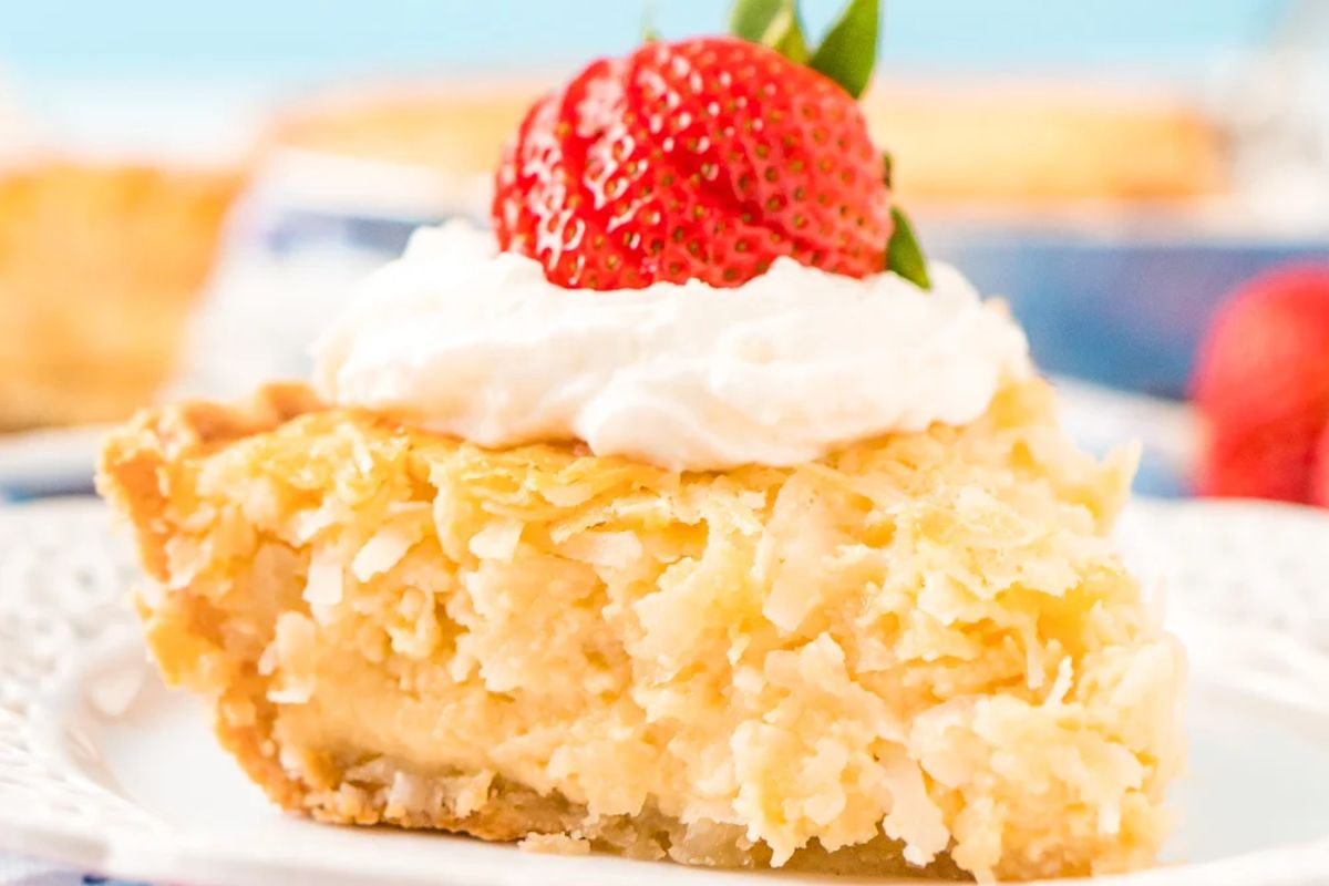 Coconut Custard Pie.