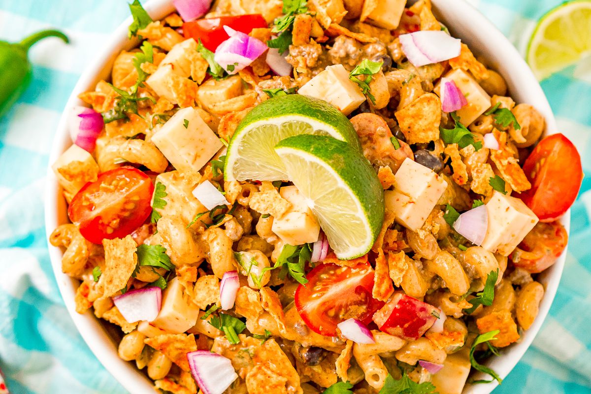 Taco Pasta Salad. 