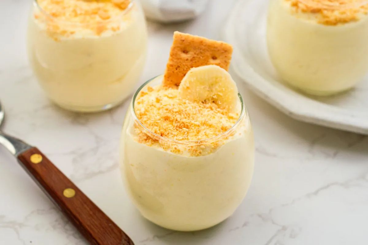 3-Ingredient No Cook Easy Banana Pudding. 