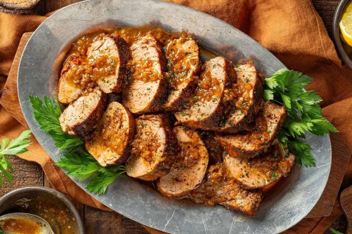 Blackened Cast Iron Pork Tenderloin