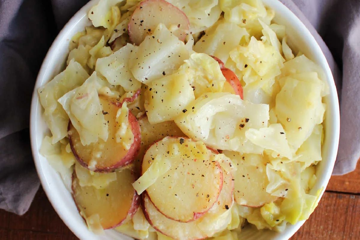 Cabbage And Potatoes.