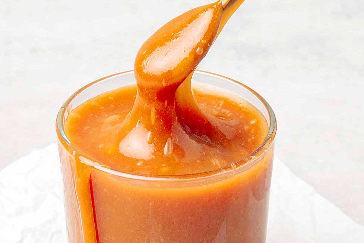 Homemade Caramel Filling.