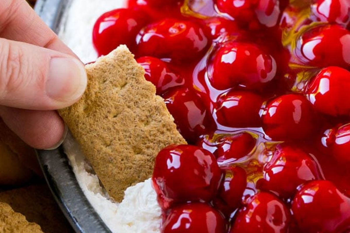 Cherry Cheesecake Dip. 
