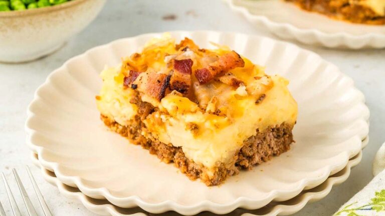 Cowboy Meatloaf and Potato Casserole.