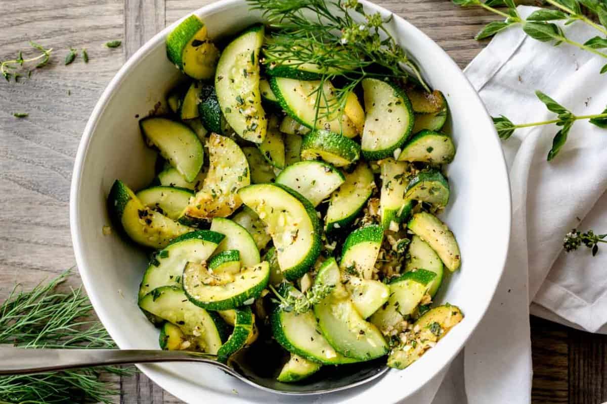 Easy Sauteed Zucchini. 