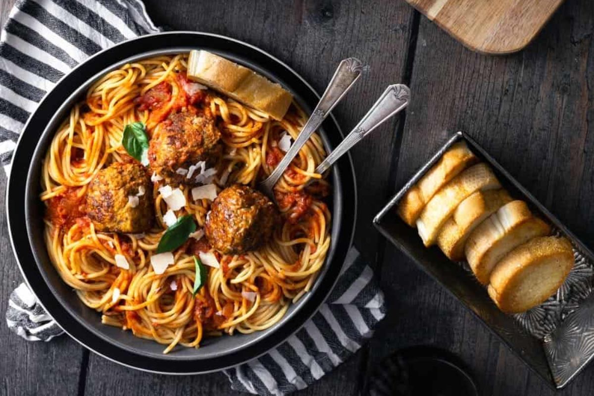 Italian Meatballs With Beef, Pork, And Italian Sausage.