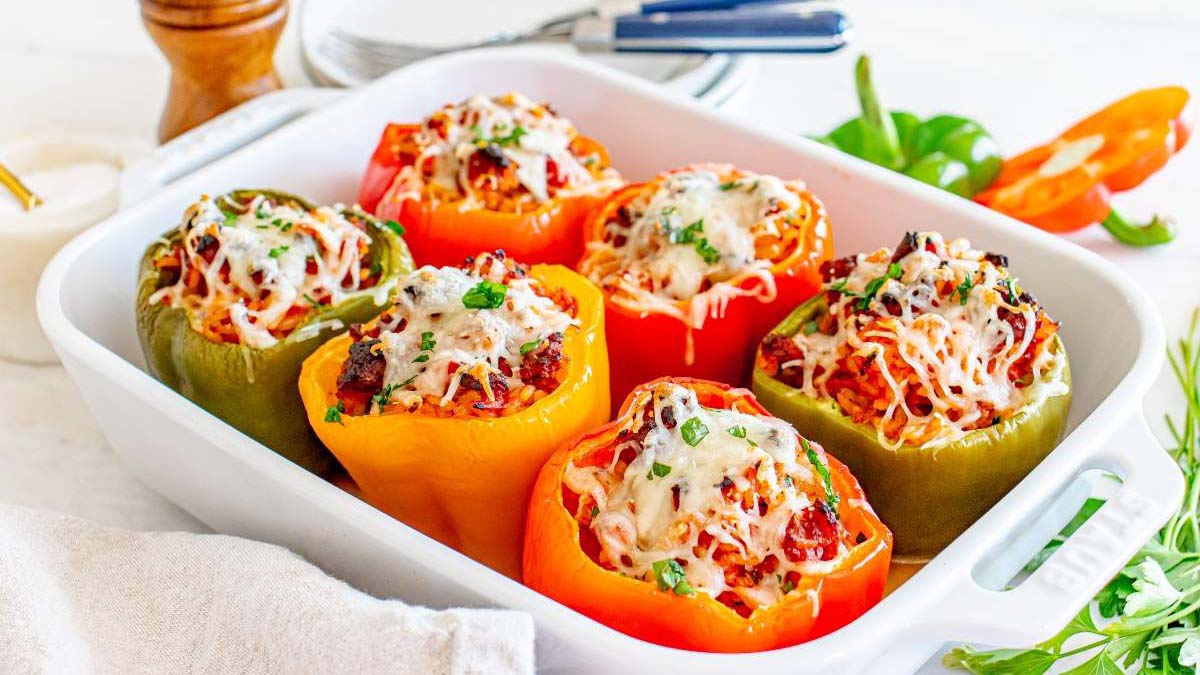 Italian Stuffed Peppers.