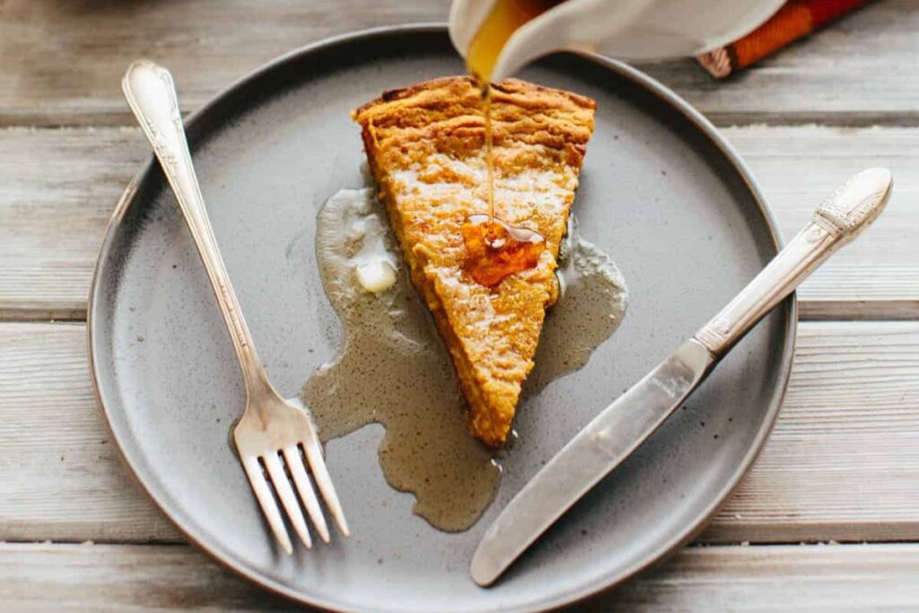 Oatmeal Pumpkin Dutch Baby Pancake.