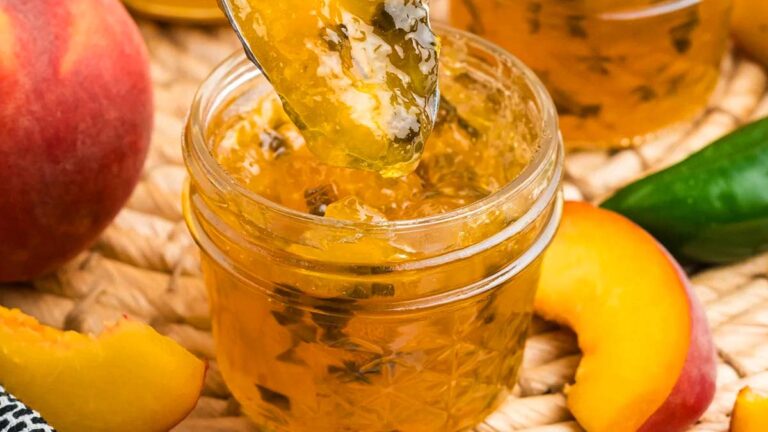 Peach Jalapeno Jam.