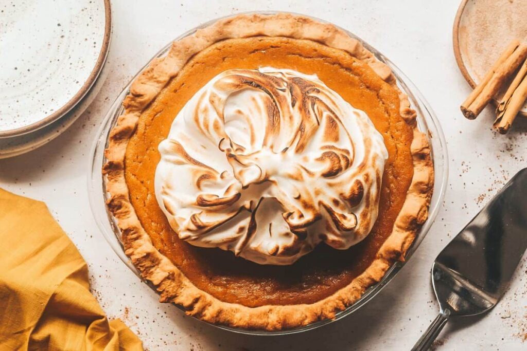 Saged Brown Butter Pumpkin Pie.