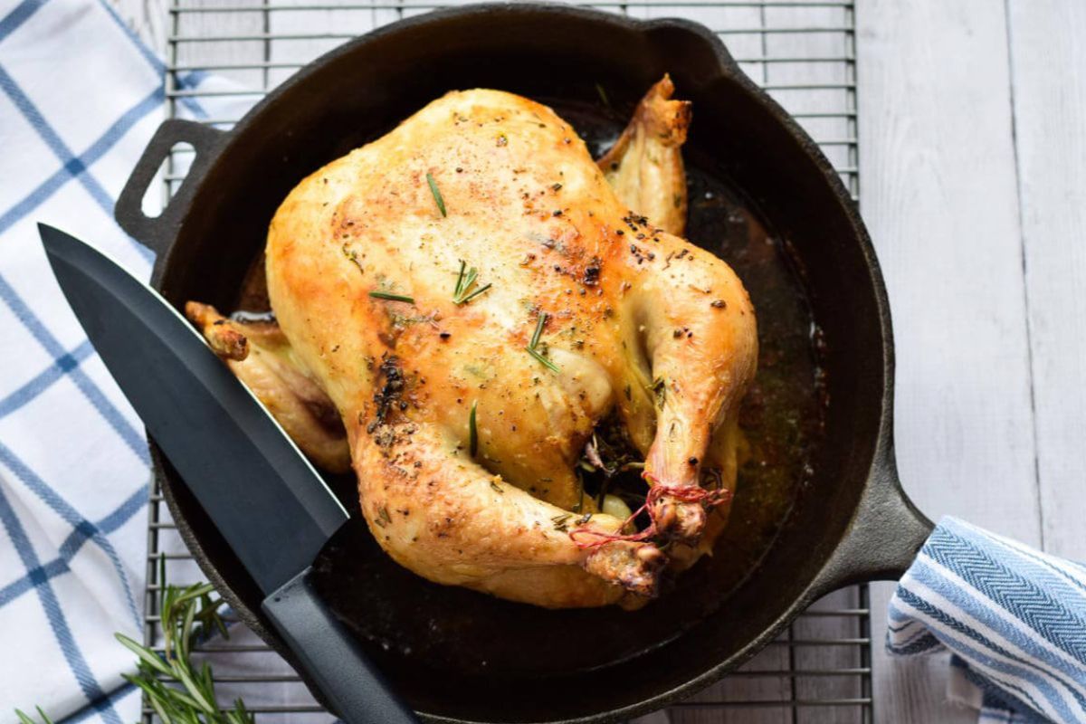 Easy Roasted Rosemary Lemon Chicken.