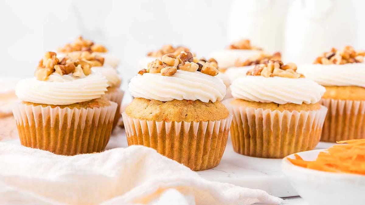 Carrot Cake Cupcakes.