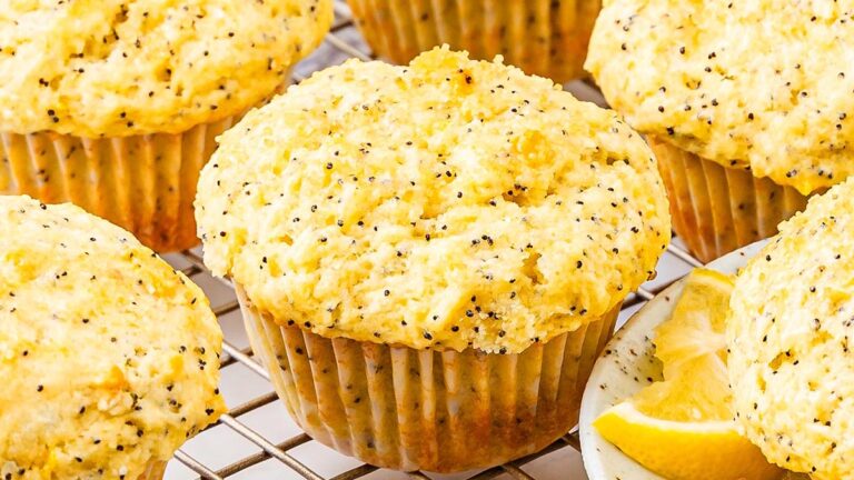 Lemon Poppy Seed Muffins.