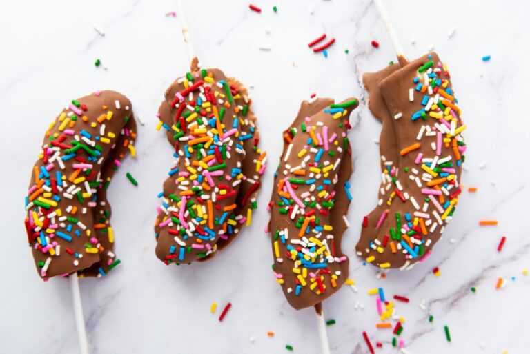 Chocolate Banana Pops 