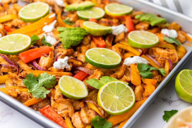 Sheet Pan Chicken Fajitas