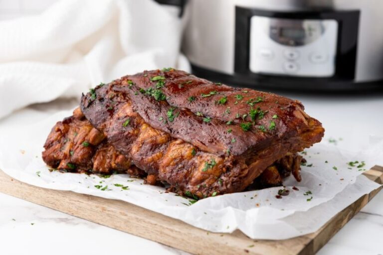 Slow Cooker Honey Garlic Soy Spareribs 